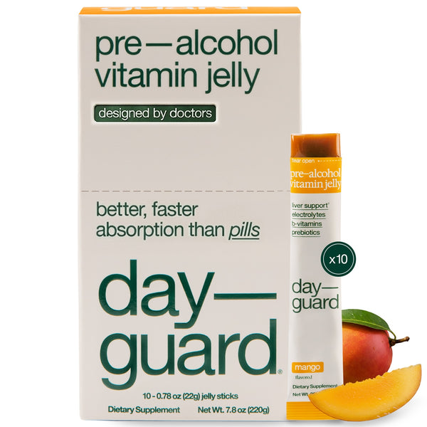 pre–alcohol vitamin jelly (10–pack)